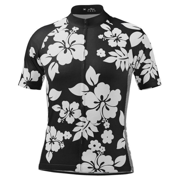 Men's Hawaiian Shirt Aloha Floral Cycling Jersey