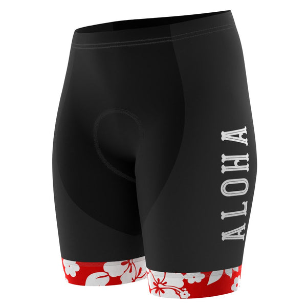 Women's Hawaiian Aloha Pro-Band Cycling Shorts