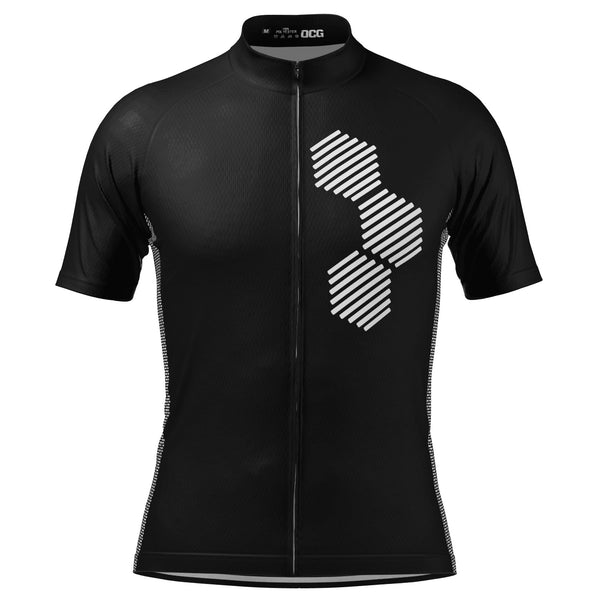 Men's Hexagon Short Sleeve Cycling Jersey