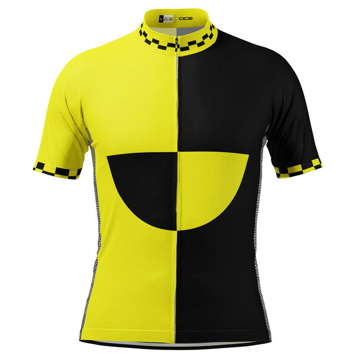 Men's Keep Clear Test Dummy Safety High Viz Cycling Jersey