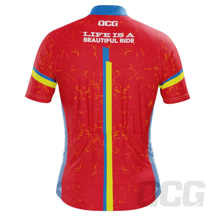 Men's Life is a Beautiful Ride Short Sleeve Cycling Jersey