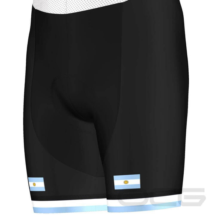 Men's Argentina Flag National Pro-Band Cycling Kit