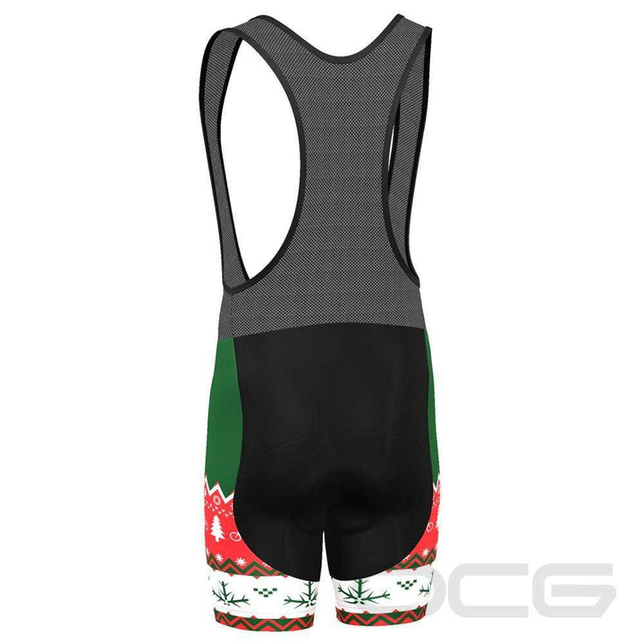 Men's Christmas Sweater Pro-Band Cycling Bibs