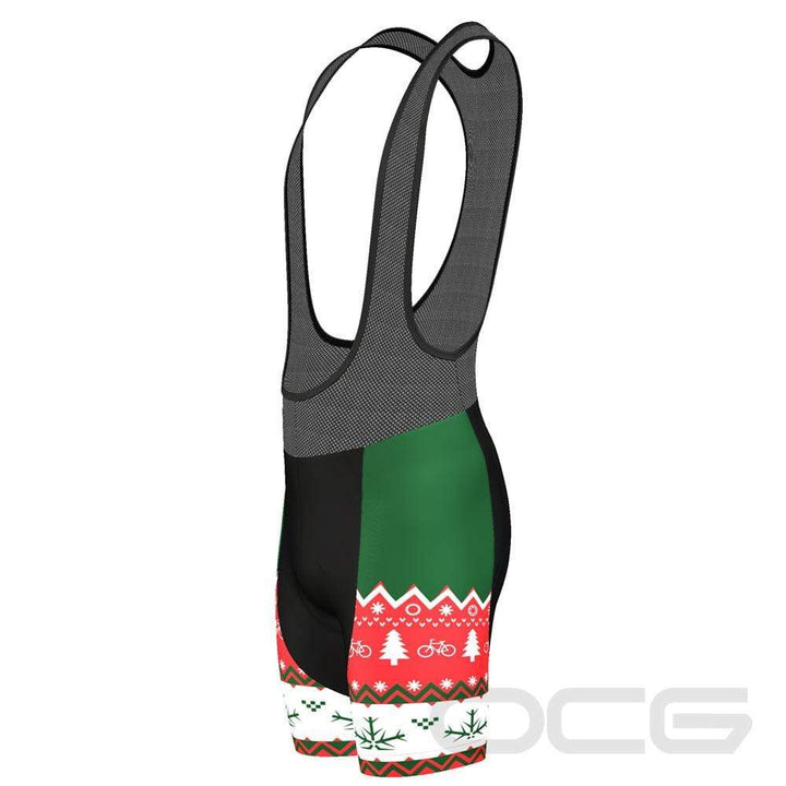 Men's Christmas Sweater Pro-Band Cycling Bibs
