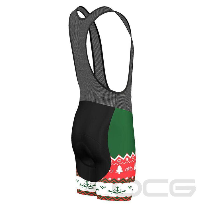 Men's Christmas Sweater Pro-Band Cycling Bibs