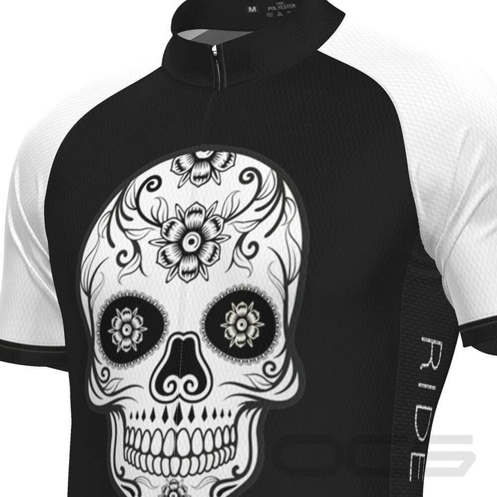 Men's Mexican Mask Short Sleeve Cycling Jersey