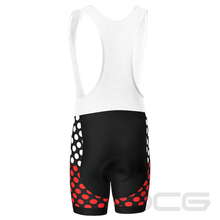 Men's Polka Dot Pro-Band Cycling Bib