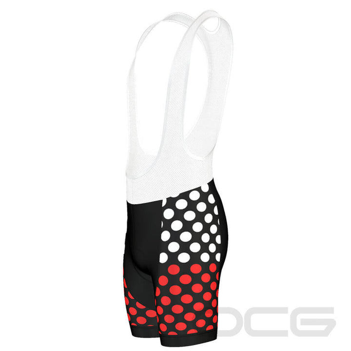 Men's Polka Dot Pro-Band Cycling Bib