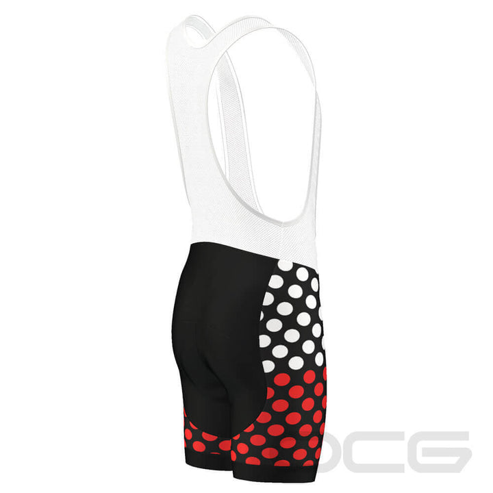 Men's Polka Dot Pro-Band Cycling Bib