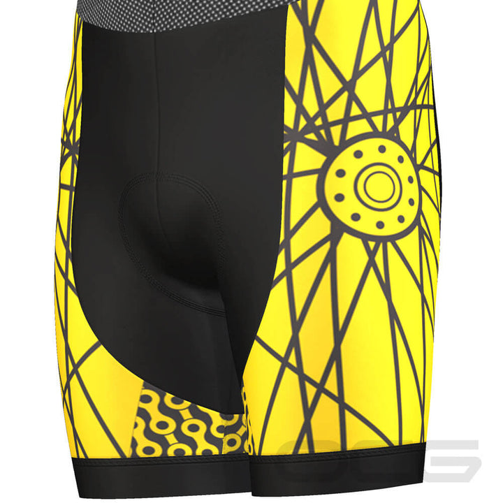 Men's Spokes and Chain Pro-Band Cycling Bib