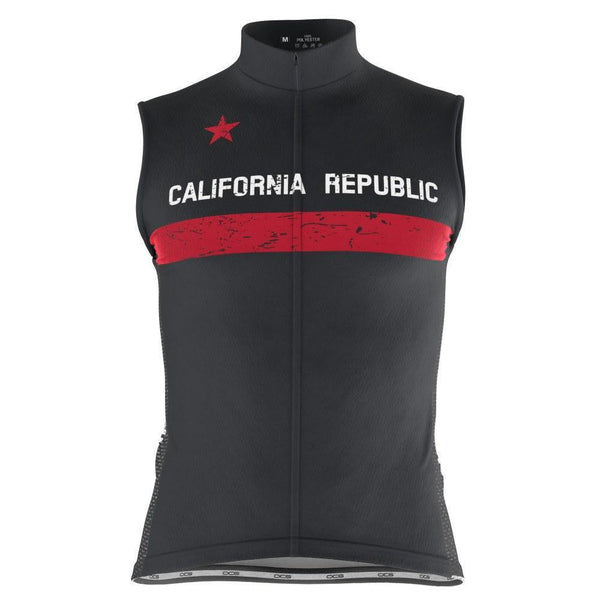 Men's California Republic Sleeveless Cycling Jersey