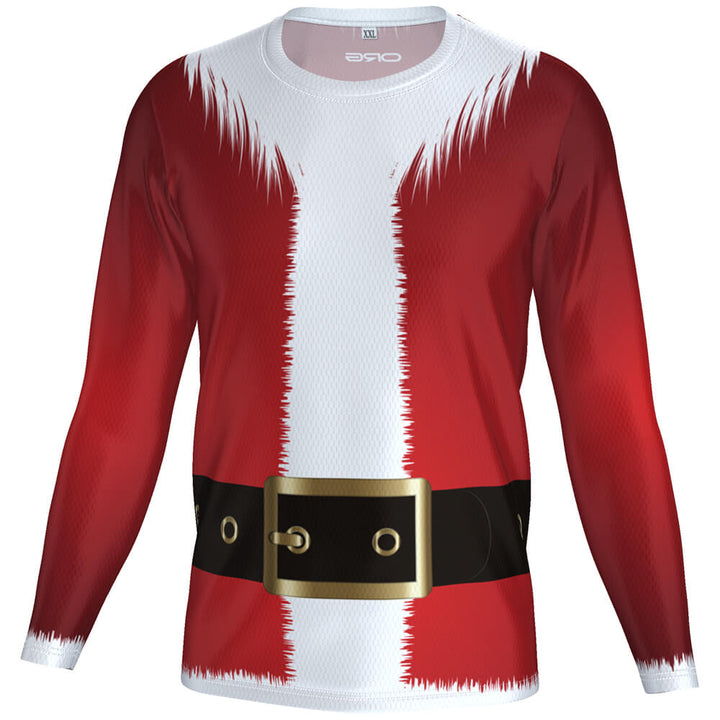 ORG Santa Men's Technical Long Sleeve Running Shirt