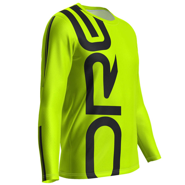 ORG Neon Men's Long Sleeve Performance Running Shirt