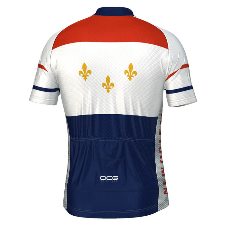 Men's New Orleans USA State Short Sleeve Cycling Jersey