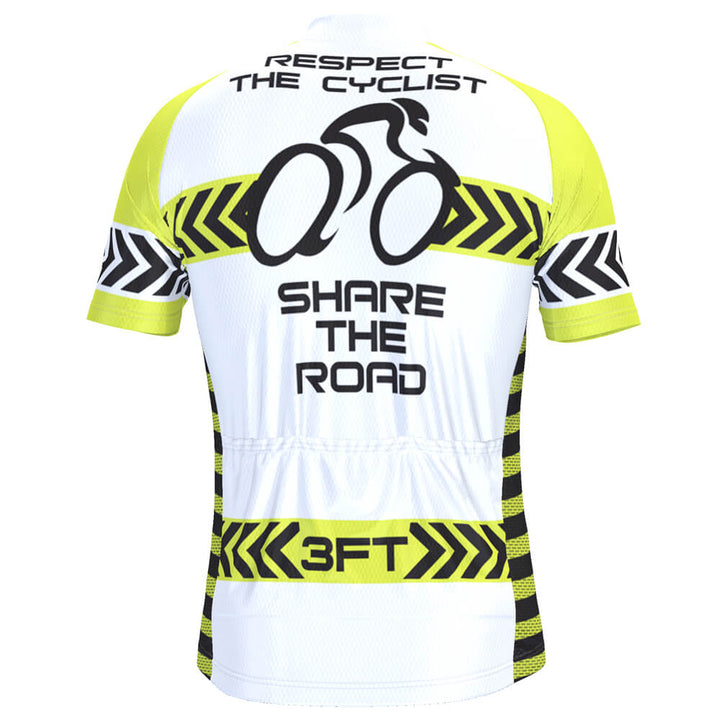 Men's Respect The Cyclist Share the Road Cycling Jersey
