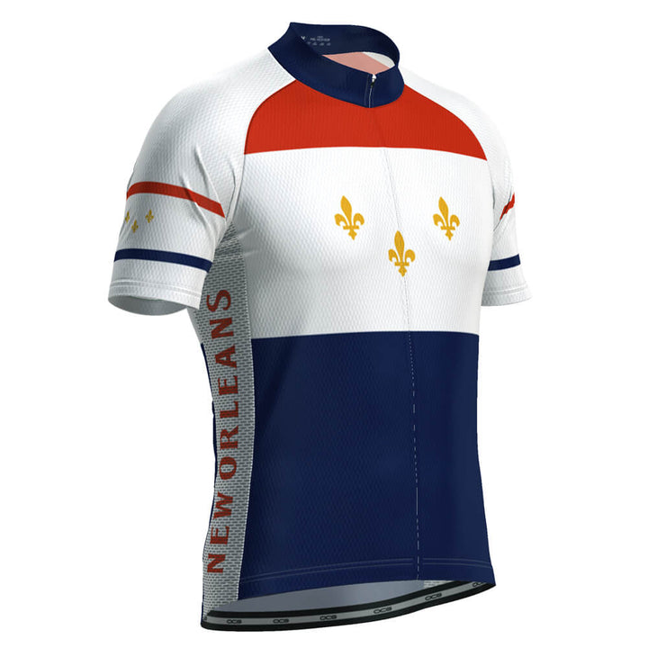 Men's New Orleans USA State Short Sleeve Cycling Jersey