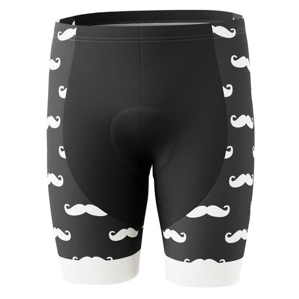 Men's Hairy Mustache Pro-Band Cycling Shorts