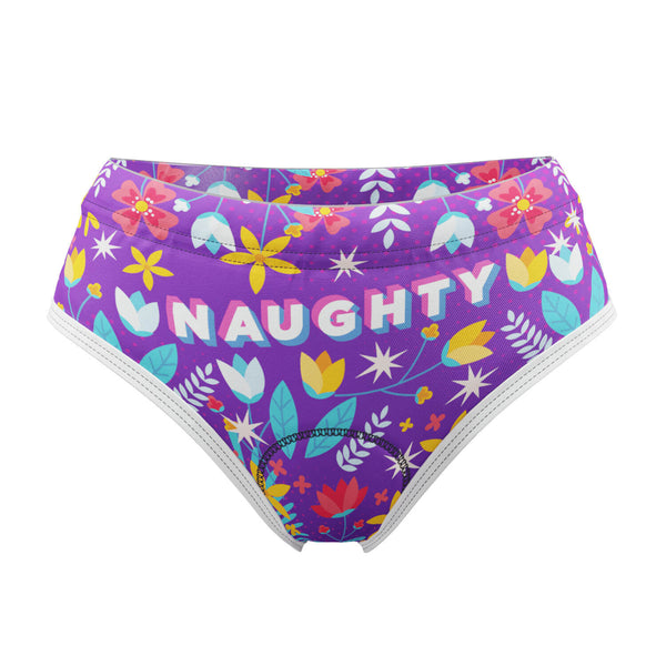 Women's Naughty But Nice Gel Padded Cycling Underwear-Briefs