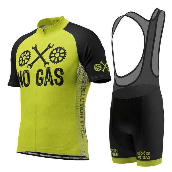 Men's No Gas Pollution Free Short Sleeve Cycling Kit