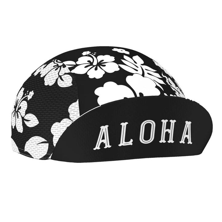 Red Hawaiian Hibiscus Quick-Dry Cycling Cap