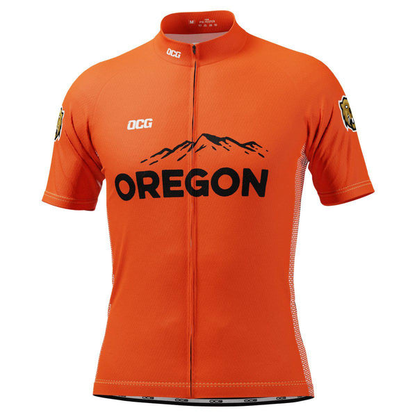 Men's Oregon State Short Sleeve Cycling Jersey