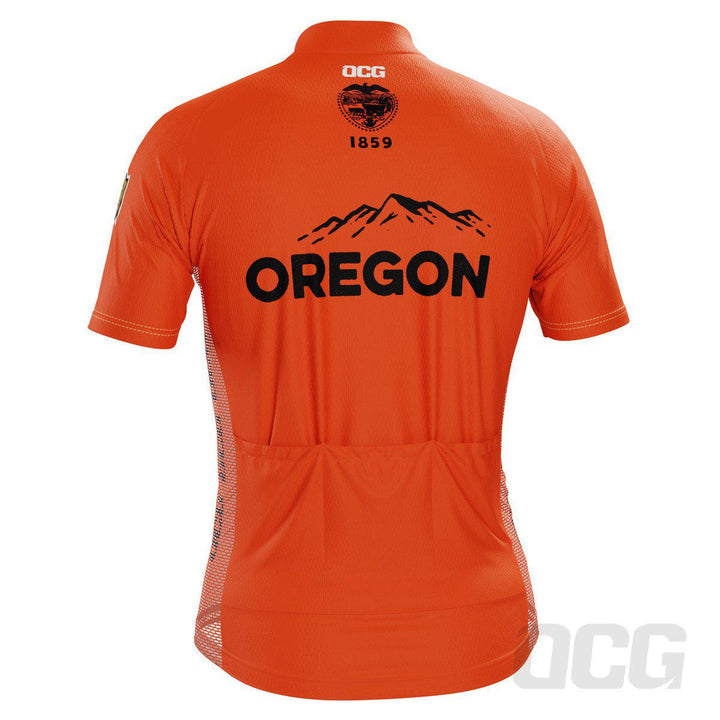 Men's Oregon State Short Sleeve Cycling Jersey