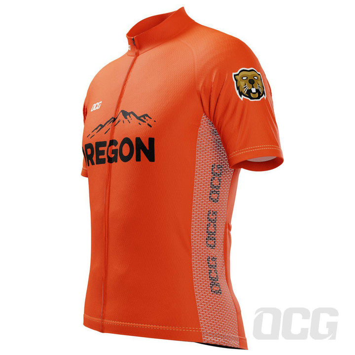 Men's Oregon State Short Sleeve Cycling Jersey