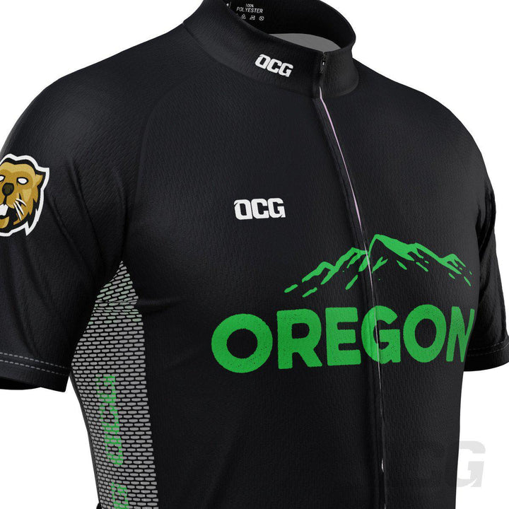 Men's Oregon State Short Sleeve Cycling Jersey