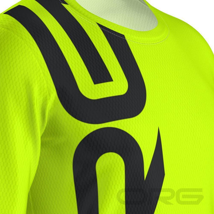 ORG Neon Men's Long Sleeve Performance Running Shirt