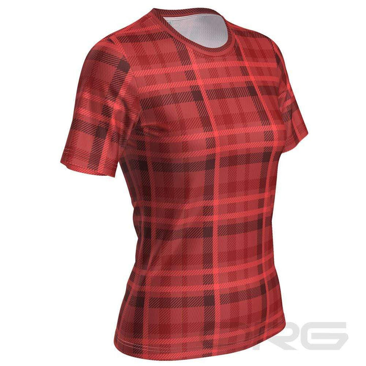 ORG Plaid Tartan Women's Technical Running Shirt