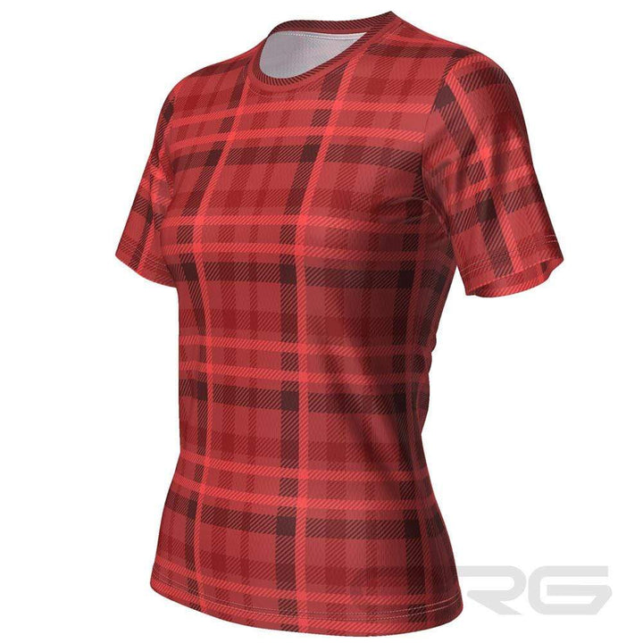 ORG Plaid Tartan Women's Technical Running Shirt