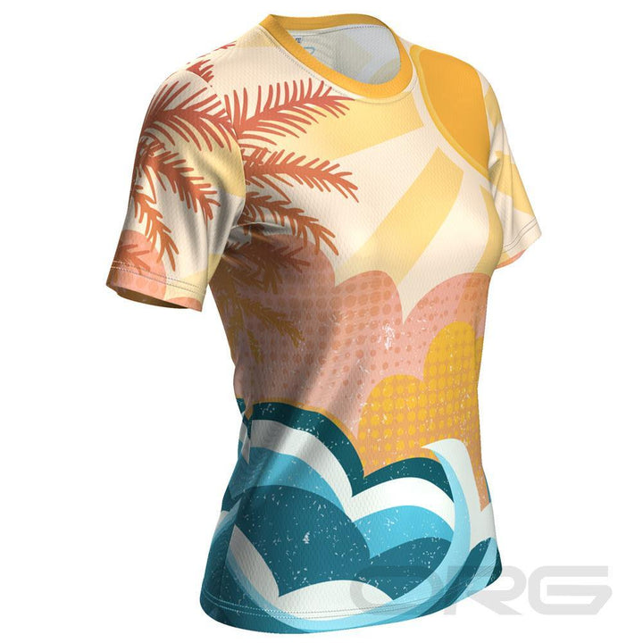 ORG Tropical Sunrise Women's Technical Running Shirt