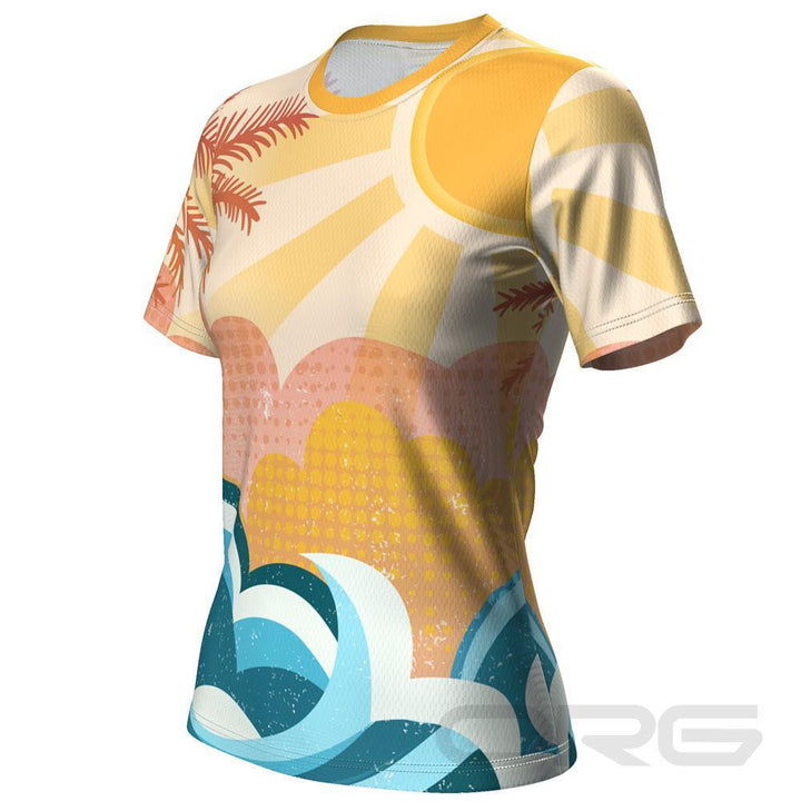 ORG Tropical Sunrise Women's Technical Running Shirt
