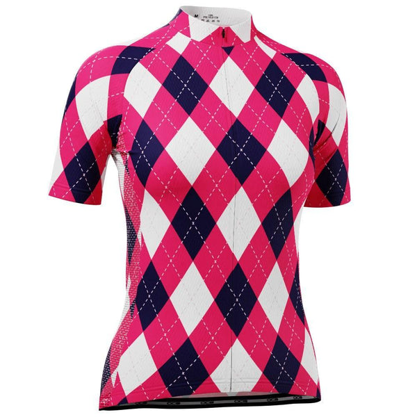 Women's Patchwork Short Sleeve Cycling Jersey