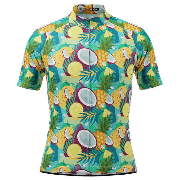 Men's Pina Colada Short Sleeve Cycling Jersey