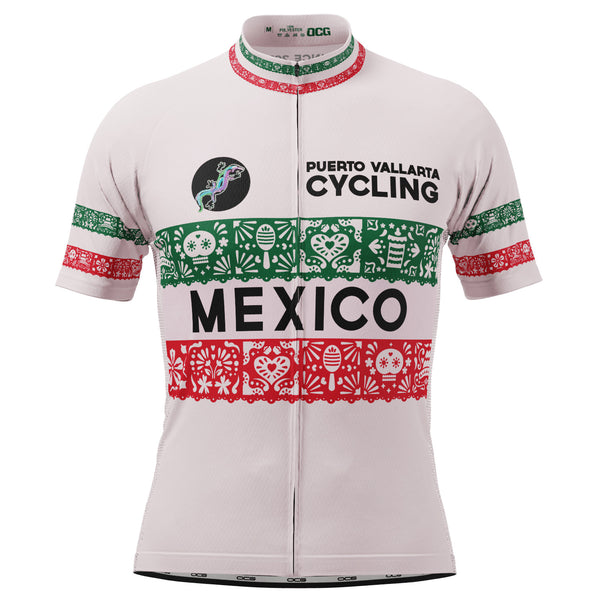 Men's Puerto Vallarta Cycling Mexico Short Sleeve Cycling Jersey