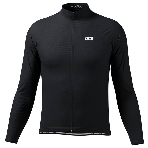 Men's OCG Basic Colors Long Sleeve Cycling Jersey