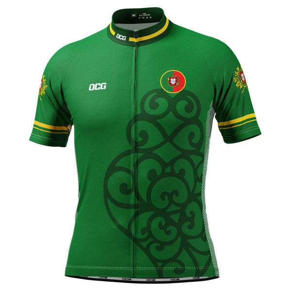 Men's Lusitanian Portugal Short Sleeve Cycling Jersey