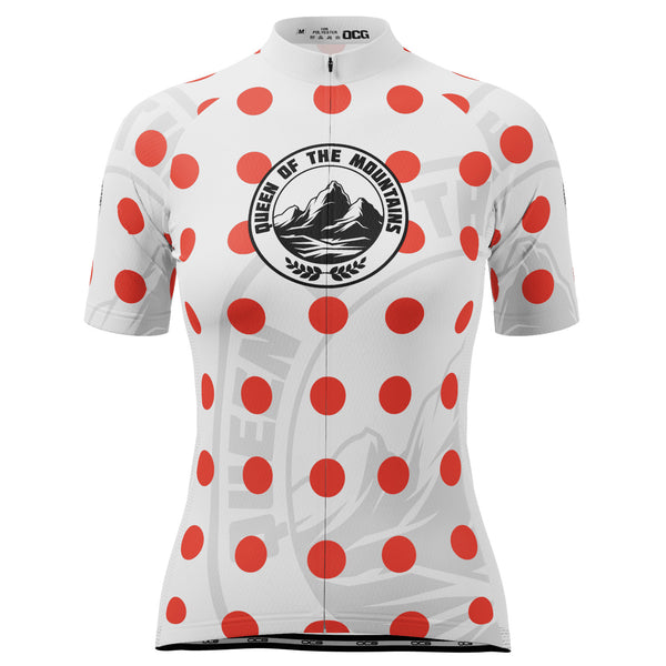 Women's Tour de France Queen of The Mountain Short Sleeve Cycling Jersey