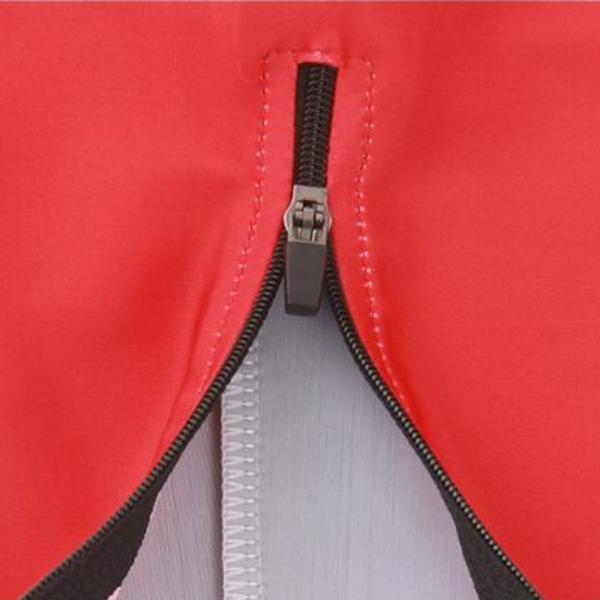 Red and Black Zip Base Leg Warmers
