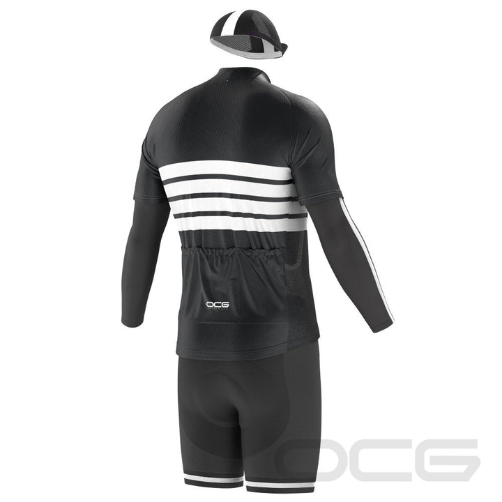 Men's Ultimate Retro Four Stripe Cycling Kit Bundle