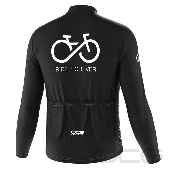 Men's Ride Forever Infinity Long Sleeve Cycling Jersey