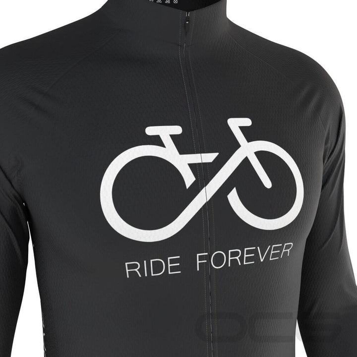 Men's Ride Forever Infinity Long Sleeve Cycling Jersey