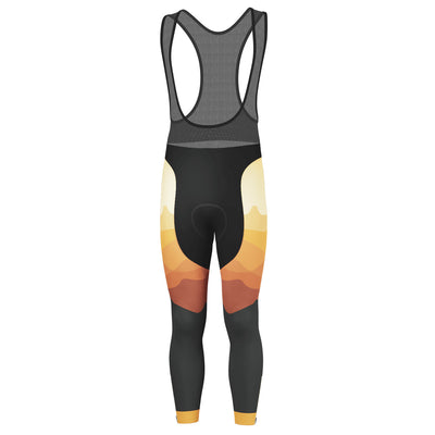 Men's Ride Free Sunset Gel Padded Cycling Bib-Tights