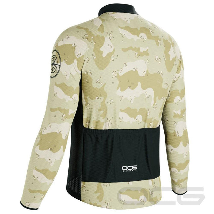 Men's Soldiers of Fortune Camo Long Sleeve Cycling Jersey