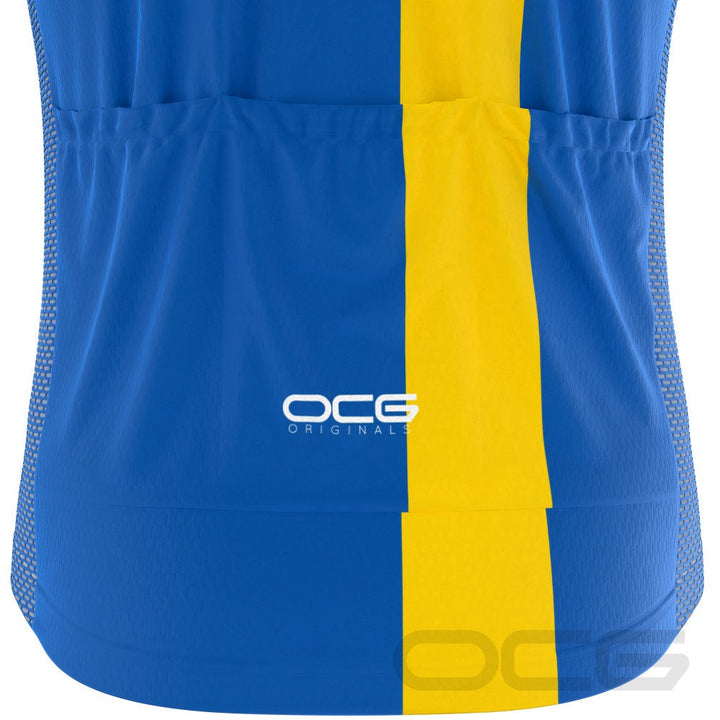 Men's Sweden Swedish Flag National Cycling Jersey