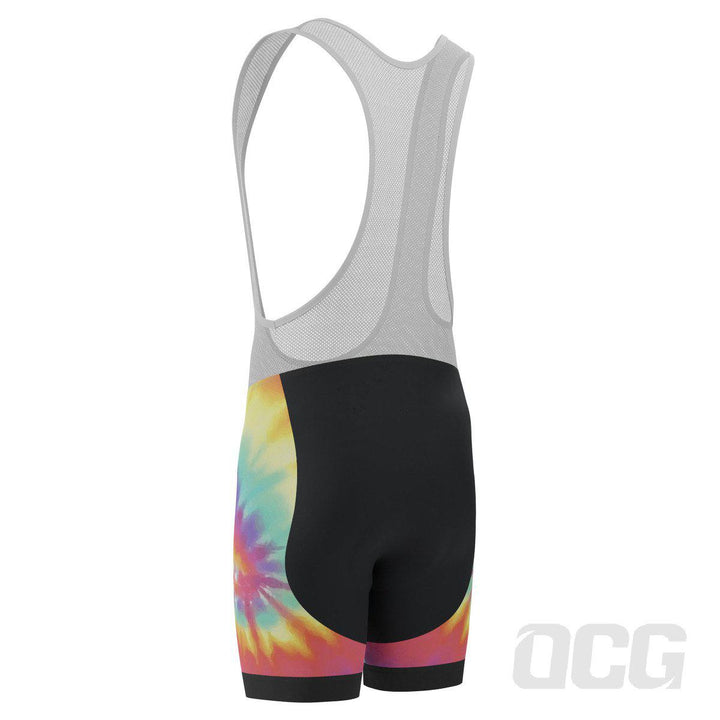 Men's Tie Dye Gel Padded Pro-Band Cycling Bib