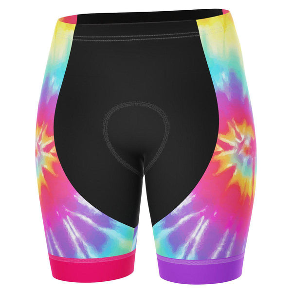 Women's Tie Dye Gel Padded Cycling Shorts