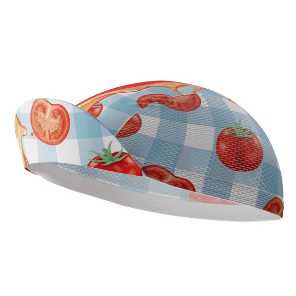 Unisex Tomato Sauce Table Cloth Quick Dry Cycling Cap