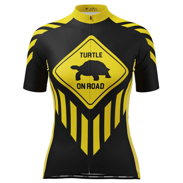 Women's Turtle on Road Short Sleeve Cycling Jersey